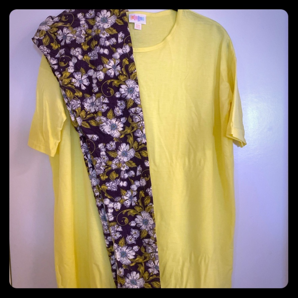 LuLaRoe Irma and leggings